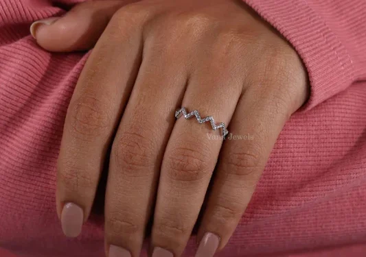 lab created diamond band