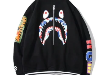 A Bathing Ape Varsity Bape Shark WGM Jacket