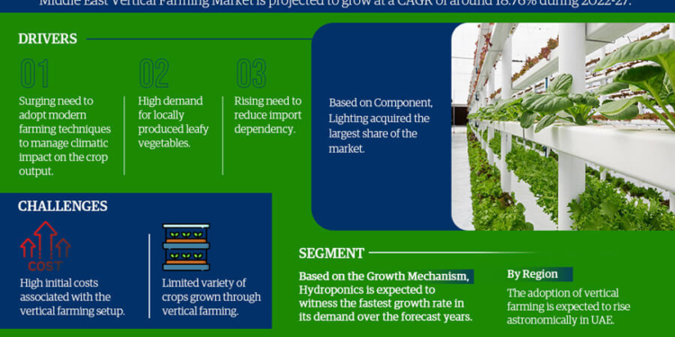 Middle East Vertical Farming Market Growth and Development Insight – Size, Share, Growth, and Industry Analysis