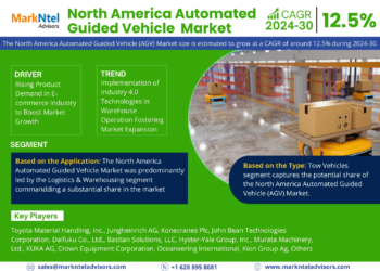 North America Automated Guided Vehicle (AGV) Market Breakdown By Size, Share