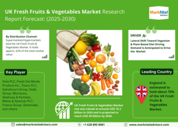 UK Fresh Fruits & Vegetables Market Growth and Development Insight – Size, Share, Growth, and Industry Analysis