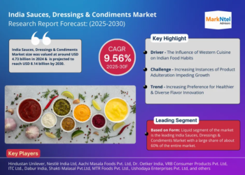 India Sauces, Dressings & Condiments Market Growth and Development Insight – Size, Share, Growth, and Industry Analysis