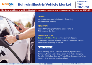 Bahrain Electric Vehicle Market Poised for Strong Considerable CAGR Through 2028 | Size And Opportunity Insights