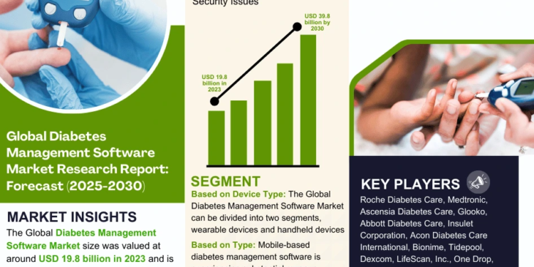 Diabetes Management Software Market Breakdown By Size, Share, Growth, Trends, and Industry Analysis