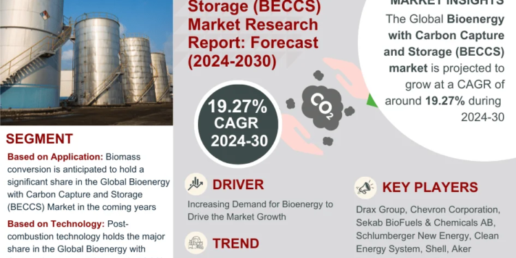 Bioenergy with Carbon Capture and Storage (BECCS) Market Poised for Strong 19.27% CAGR Through 2030 | Size & Opportunity Insights