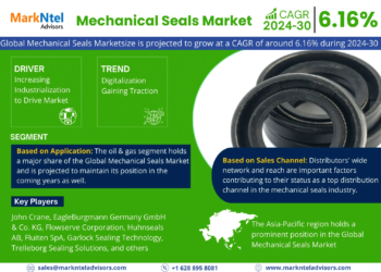 Mechanical Seals Market Poised for Strong 6.16% CAGR Through 2030 | Size & Opportunity Insights
