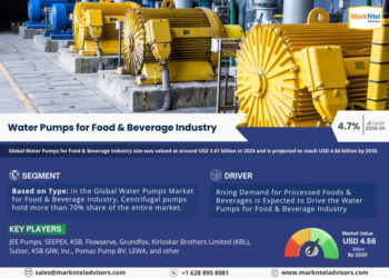 Water Pumps for Food & Beverage Market Breakdown By Size, Share, Growth, Trends, and Industry Analysis