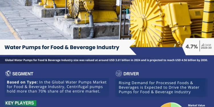 Water Pumps for Food & Beverage Market Breakdown By Size, Share, Growth, Trends, and Industry Analysis