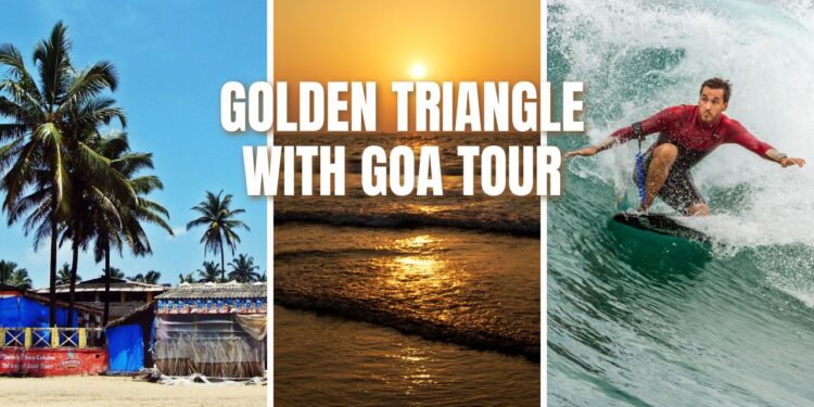 golden triangle with goa tour