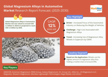 Magnesium Alloys in Automotive MarketGrowth and Development Insight – Size, Share, Growth, and Industry Analysis