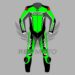 Rider in Kawasaki GP Pro v4 race suit cornering at high speed on a track-ready Ninja ZX-10R under clear skies