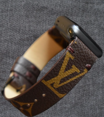 Upgrade Your Look: Apple Watch Band in Classic LV Monogram Design