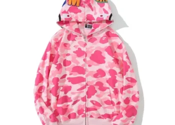 The Iconic Pink Bathing Ape Hoodie Streetwear’s Bold Fashion Statement
