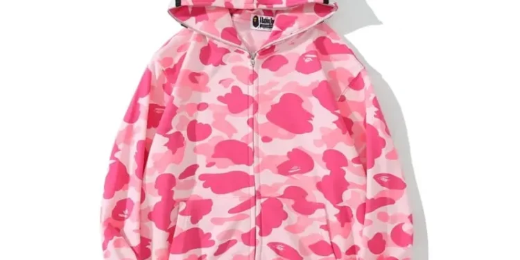 The Iconic Pink Bathing Ape Hoodie Streetwear’s Bold Fashion Statement