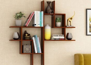 buy wall shelf design from wooden street