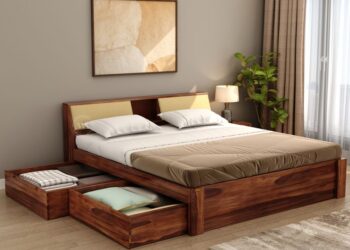 bed design online from wooden street