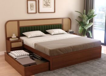buy bed design from wooden street