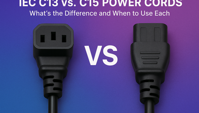 IEC C13 vs. C15 Power Cords