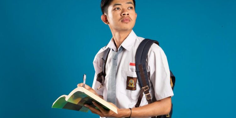 A young university student