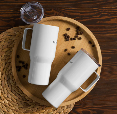 Warum ein Padelian Reisebecher mit Griff der perfekte Begleiter für Reisen ist