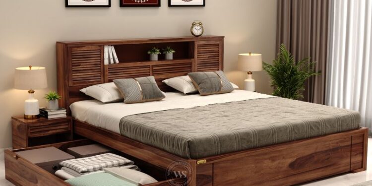 bed design from wooden street