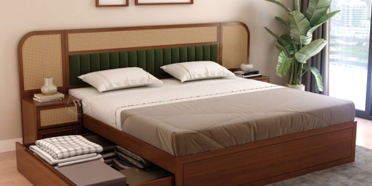 bed design from wooden street