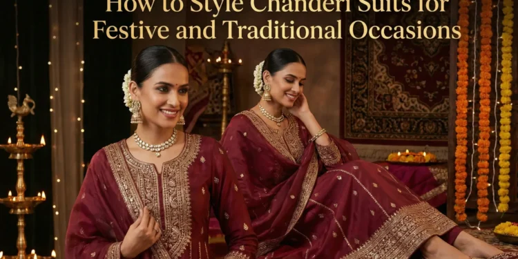 How to Style Chanderi Suits for Festive and Traditional Occasions