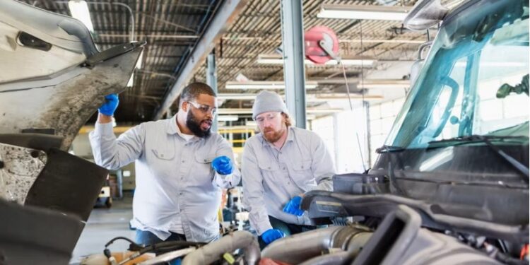 Semi truck tire repair in Gastonia