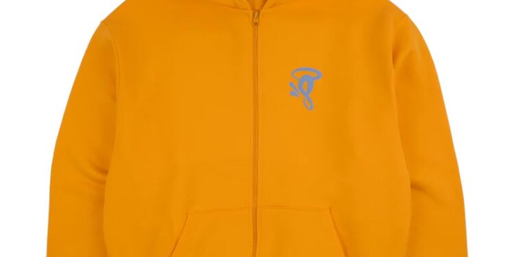 SYNA CIRCLE ZIP HOODIE YELLOW