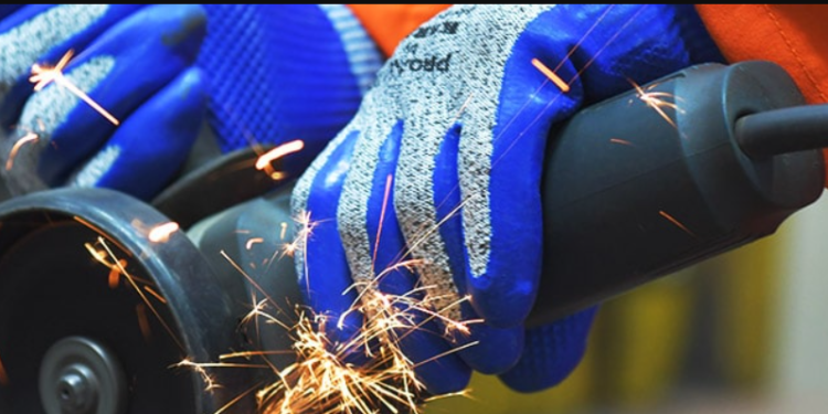 rubber coated hand gloves