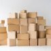Stack of Cardboard Boxes Giza arranged for storage, shipping, and business packaging needs