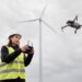 high voltage transmission drone inspection