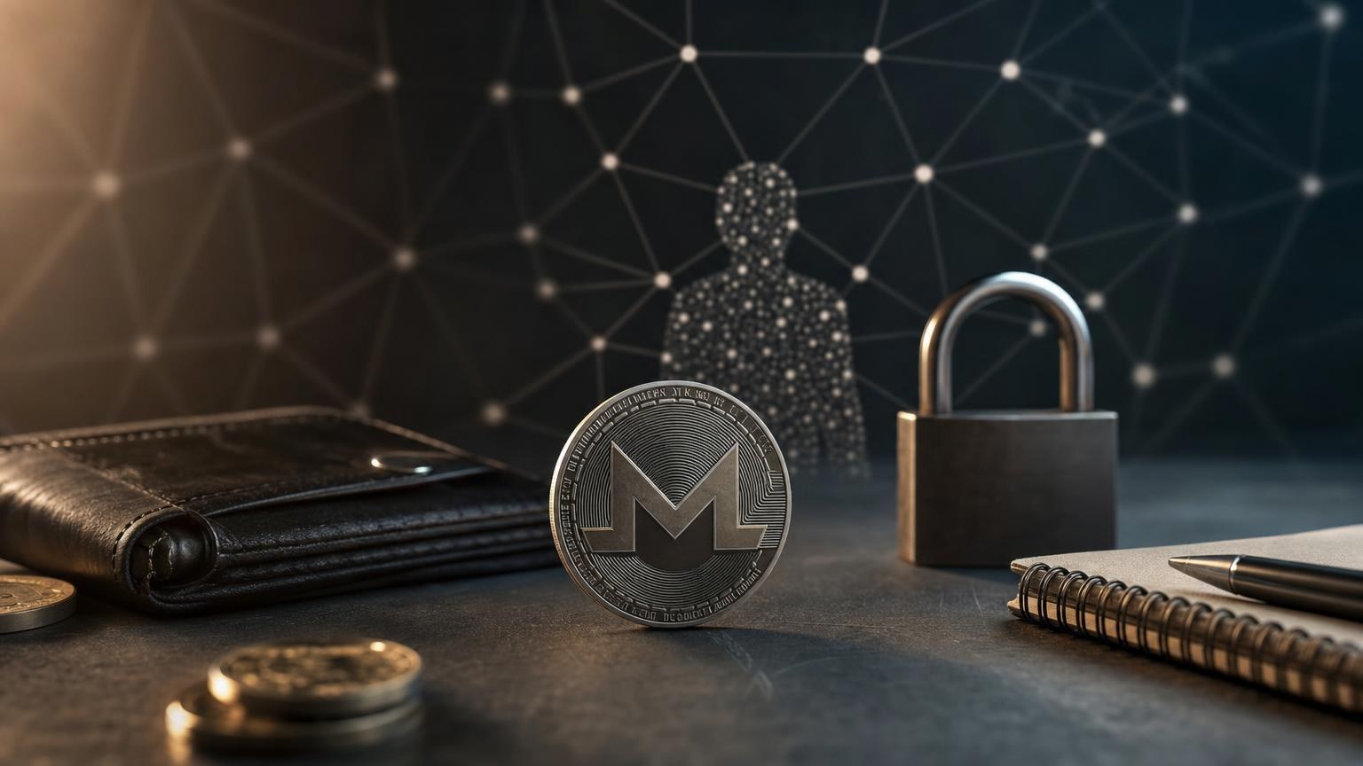 Monero wallet and XMR exchange interface illustrating the boundary between blockchain privacy and off-chain transaction records
