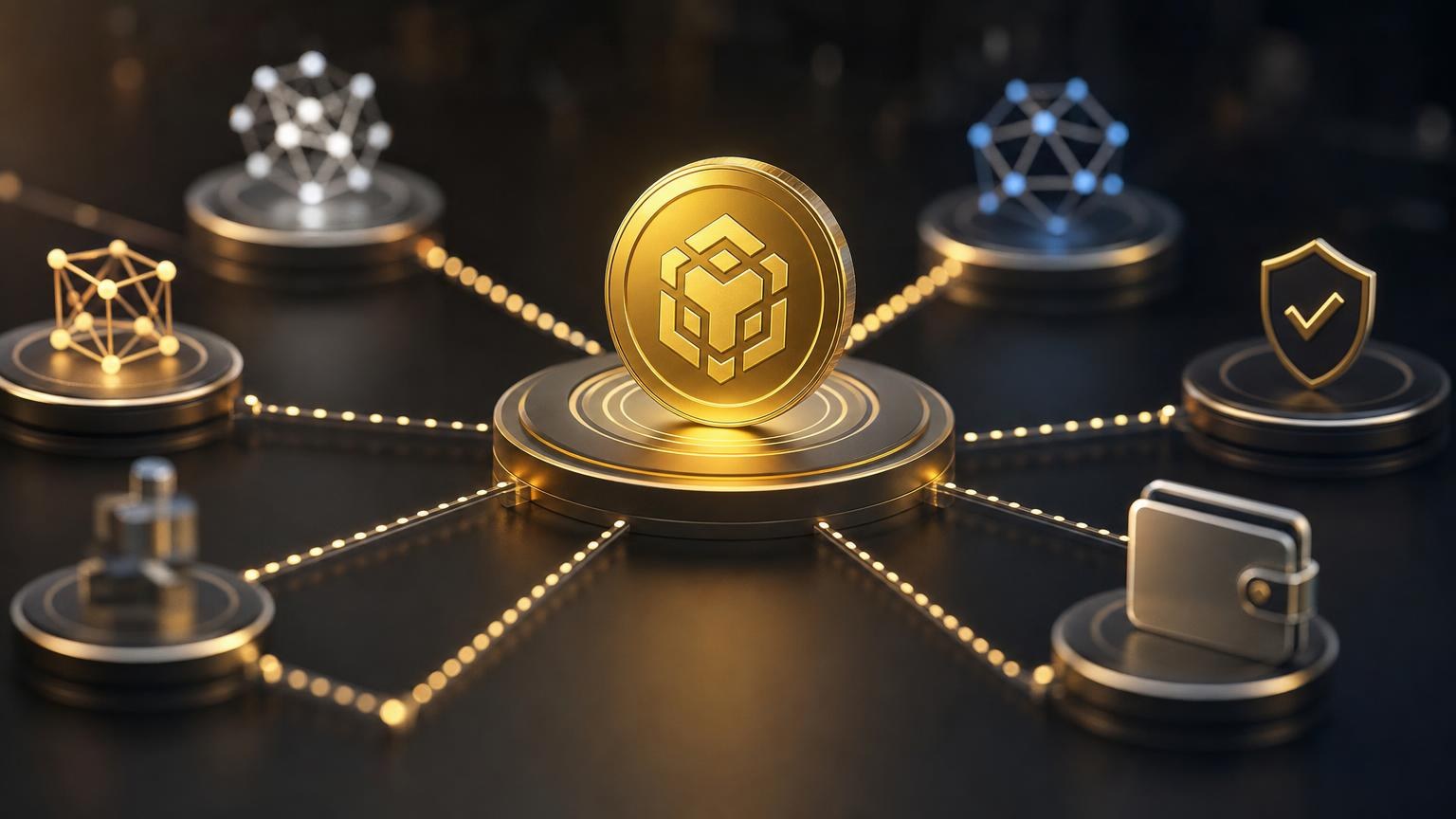 Wallet and exchange screens being compared to confirm the correct BNB network, recipient address, transaction fee, and deposit status